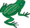 Blue Eyed Frog Clip Art